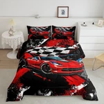 Car Bedding Set Boys Cool Racing Sports Comforter Cover Kids Childre. Fixed Price $65.99.