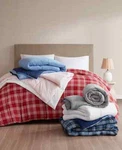 Home Design Lightweight Reversible Down Alternative Microfiber Comforter (queen). Fixed Price $26.99.