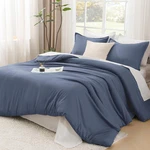 Litanika Comforters Bluish Grey Twin/twin Xl Size 2 Pieces Lightweight Solid. Fixed Price $79.98.