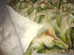 Tommy Bahama Palmiers Tropical Leaves (1) King/california Comforter 110X96. Fixed Price $143.20.