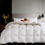 Downfort Goose Feather Fiber Comforters California King Size Extra Fluffy. Fixed Price $248.26.
