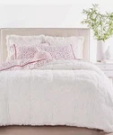 3PC. Full/queen White Shaggy Faux Fur Comforter Set Whim By Martha Stewart. Fixed Price $39.99.