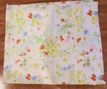 Vtg Fieldcrest Perfection Multicolor Floral Queen Sheet Combed Percale Made Usa. Fixed Price $20.87.