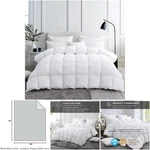 1 Pack Luxurious White Twin Size Goose Feather Down Comforter All-season Premium. Fixed Price $226.94.