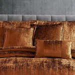Turin 7-PIECE Queen Plush Comforter Set Spice Luxurious. Fixed Price $165.99.