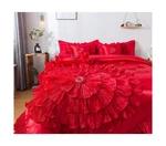 Tache Red California King Size Comforter Set VEHY4174-CK Satin .... Fixed Price $291.13.