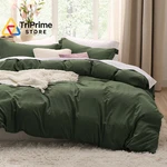 Bedsure Olive Green Duvet King (104" X 90"), 03 - (no Comforter). Fixed Price $56.06.