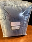 Cotton Jacquard Pattern Comforter & Sham Set - Threshold King Blue. Fixed Price $59.99.