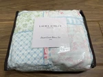 Laura Ashley 5PC Twin Hope Patchwork Cotton Duvet Set Pink: Includes Shams. Fixed Price $59.00.