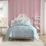 Laura Ashley - Kids Comforter Set, 100% Super Soft Toddler Bedding With Matching. Fixed Price $95.86.