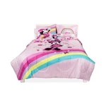 Disney Minnie Mouse Rainbow Stripe 8-PC. Full Comforter Set Multi. Fixed Price $90.78.