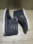 Gucci Glitter Web High-top Sneakers In Black Size 7 Men. Fixed Price $220.00.