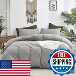 Cottonight Silver Grey Comforter Sets Twin Light Gray Bedding. Fixed Price $120.67.