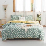 Chic Sage Green Daisy Floral King Comforter Set - Soft Microfiber Bedding. Fixed Price $108.99.