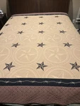 Donna Sharp Western Brown & Tan Texas Pride Lone Star Quilt X90 Retired. Fixed Price $112.99.