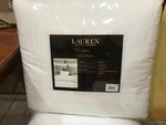 Ralph Lauren Spencer Border Sateen Full-queen Comforter White Green 94 X 96. Fixed Price $155.00.