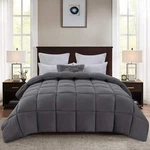 Downcool Goose Alternative Quilted Comforter-all Season Luxury 350 Gsm Twin. Fixed Price $39.99.