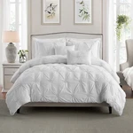 Swift Home Floral Pintuck 2-PIECE Comforter Set White Twin/twin Xl. Fixed Price $53.99.