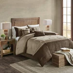 Boone Cozy Comforter Set, Faux Suede, Deluxe Hotel Styling All Season Down Alter. Fixed Price $111.10.