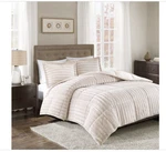 York Polyester Champagne Faux Fur King/cal Comforter Set. Fixed Price $78.99.