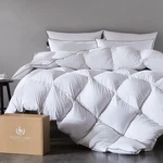 Pacific Coast Premium Goose Down Fiber Comforter Queen Size, 420TC 100% Australi. Fixed Price $209.08.