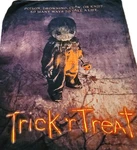 Trick Treat Sam Blanket Spirit Halloween Fleece Throw 50" X 60". Fixed Price $30.00.