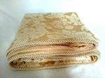 Veratex Beige Cotton Blend Jacquard Twin Duvet With Twisted Cord Trim, New $499. Fixed Price $199.00.