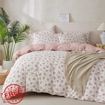 Tisplr Queen Comforter Set Floral Crinkle Gauze 3PC Bedding. Fixed Price $74.99.
