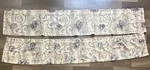 2 Croscill Chambord Purple Lavender Rose Cassis Amethyst Window Valances 81X15. Fixed Price $38.03.