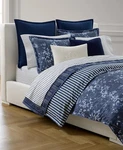 Ralph Lauren Navy Caterina 3-PC. Comforter Set, Us Full/queen. Fixed Price $252.66.