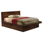 Jessica Wood Queen Led Panel Bed Cappuccino. Fixed Price $767.99.