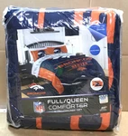 Nfl Denver Broncos Full/queen Comforter & Pillowcase Bedding 3 Piece Set. Fixed Price $79.99.