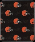 Cleveland Browns Nfl 50 X 60 Fleece Throw Repeater Helmet Logo Blanket Bedding. Fixed Price $18.39.