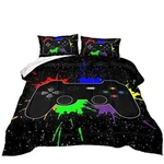 Z.jian Home Gaming Comforter Boys Teen,game Contoller Bedding Set. Fixed Price $66.29.