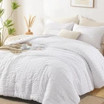 Avelom Seersucker Queen Comforter Set 90X90 Inches, 3 Pieces - 100 Soft Washe.... Fixed Price $63.56.