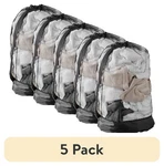 (5 Pack) Mainstays Polyester Mesh Laundry Bag, Carry Strap, Heavy Duty. Fixed Price $28.99.