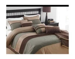 Riverbrook Home Elite Collection Comforter Set, King, Lexia - Brown/multi, 7 .... Fixed Price $128.93.