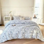 Eavd Blue Floral Comforter Set Twin Xl White Soft Microfiber Bedding 1. Fixed Price $71.39.
