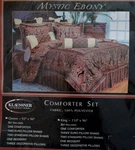 Mystic Ebony 4 Piece Bed Skirt, Shams King By Klaussner Intl New. Fixed Price $39.95.
