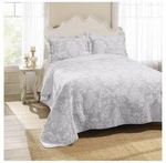 Laura Ashley Twin Venetia Reversible Quilt Set Gray. Fixed Price $56.75.
