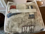 Destinations Cape Cod Twin Comforter Set Nautical Print, 5-PIECE Bedding. Fixed Price $72.00.