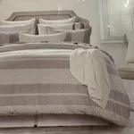 Hiend Accents Lane Bedding, 3 Piece Super Queen Size Striped Du.... Fixed Price $95.00.