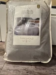 Threshold 3PC Traditional Cozy Chenille Comforter & Sham Set Gray - Full/queen. Fixed Price $47.99.