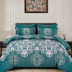 Mybedsoul Queen 7-PIECE Boho In Bag Comforter Set Turquoise Damask. Fixed Price $98.26.