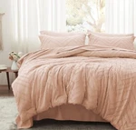 Anluoer Queen Set, Beige Tufted Bed In Bag 7 Pieces With. Fixed Price $52.50.
