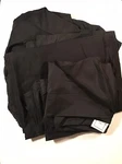 Chic Home Design Sheet Set (6) Piece + (2) Euro Shams 25 X Black *king. Fixed Price $45.00.