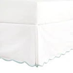 Off White Chic King - Easy Fit Scallop Edge Pleated Bedskirts, 14 I.... Fixed Price $41.99.