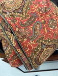 Vtg Ralph Lauren Equestrian Paisley Comforter Full/queen , Green Trim Red/br.. Fixed Price $129.95.