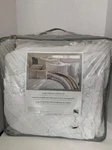 Peri Home 100% Cotton Linear Loop 3 Piece Full/queen Comforter Set White. Fixed Price $129.99.