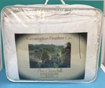 Kensington Dual White Goose Down 650 Fill 300TC Oversized Queen Comforter Set. Fixed Price $199.99.